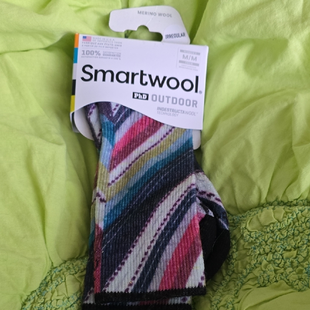 Smartwool Vibrant Striped Athletic Socks